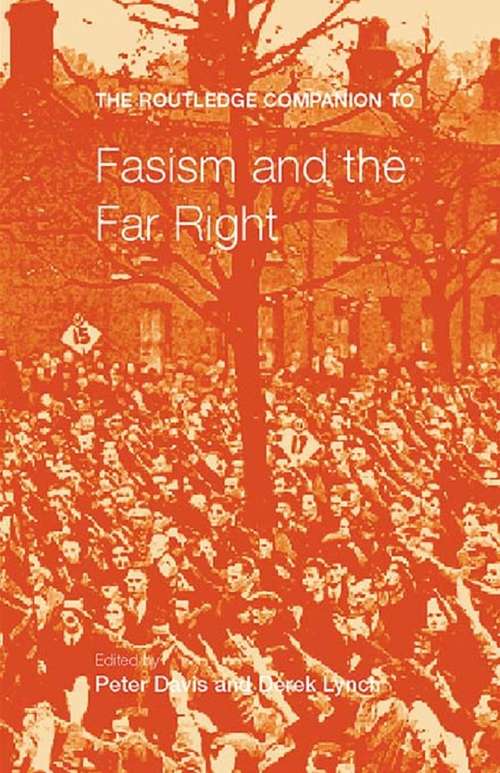 Book cover of The Routledge Companion to Fascism and the Far Right (Routledge Companions to History)