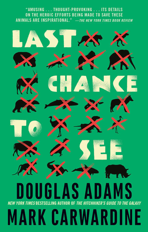 Book cover of Last Chance to See
