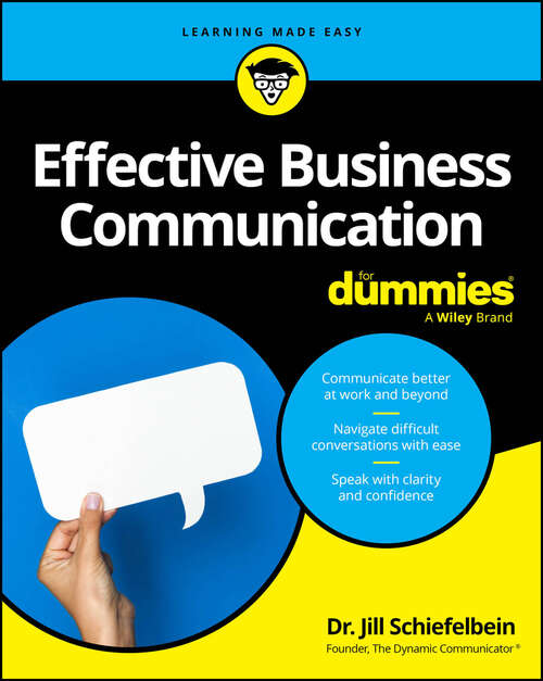 Book cover of Effective Business Communication For Dummies (2)