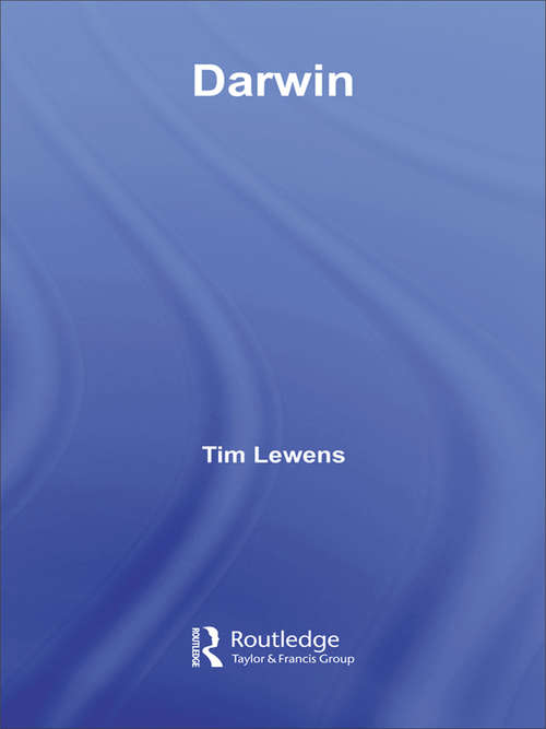 Book cover of Darwin (The Routledge Philosophers)
