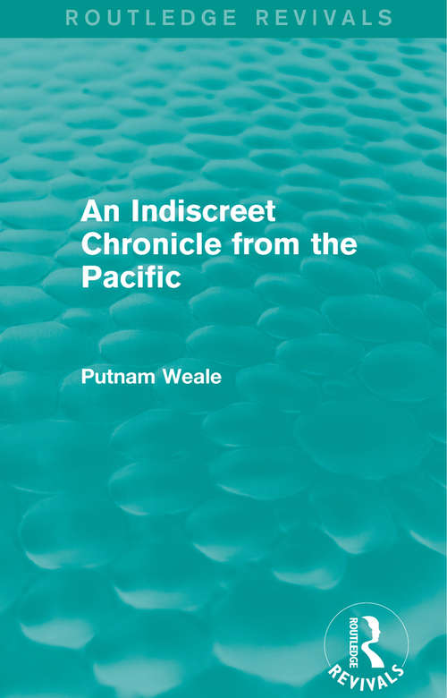 Book cover of An Indiscreet Chronicle from the Pacific
