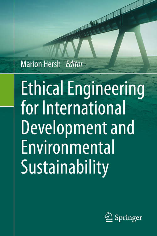 Book cover of Ethical Engineering for International Development and Environmental Sustainability