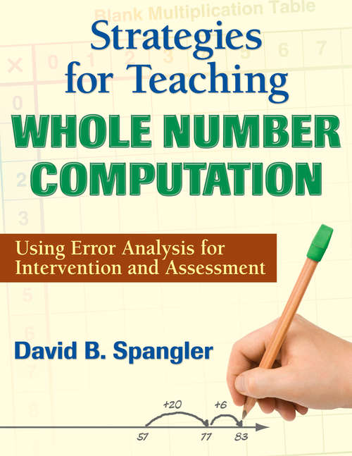 Book cover of Strategies for Teaching Whole Number Computation: Using Error Analysis for Intervention and Assessment