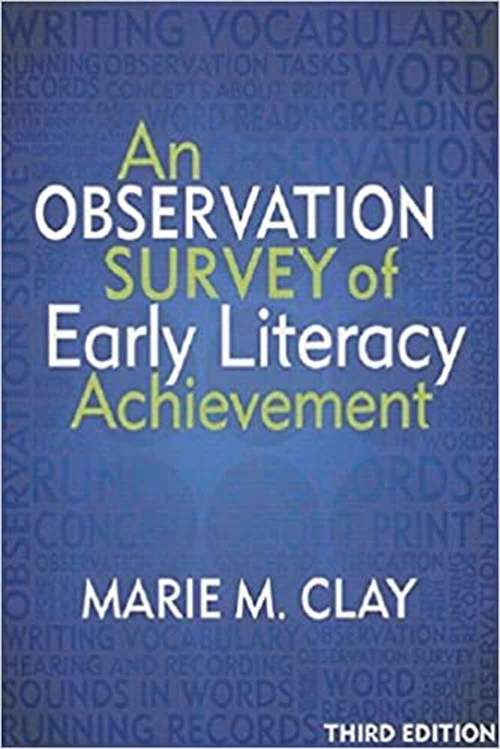 Book cover of An Observation Survey of Early Literacy Achievement (Third Edition)
