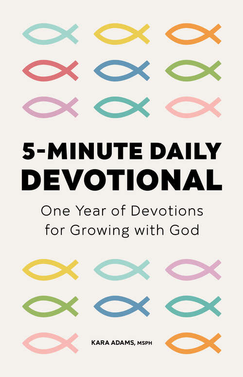 Book cover of 5-Minute Daily Devotional: One Year of Devotions for Growing with God