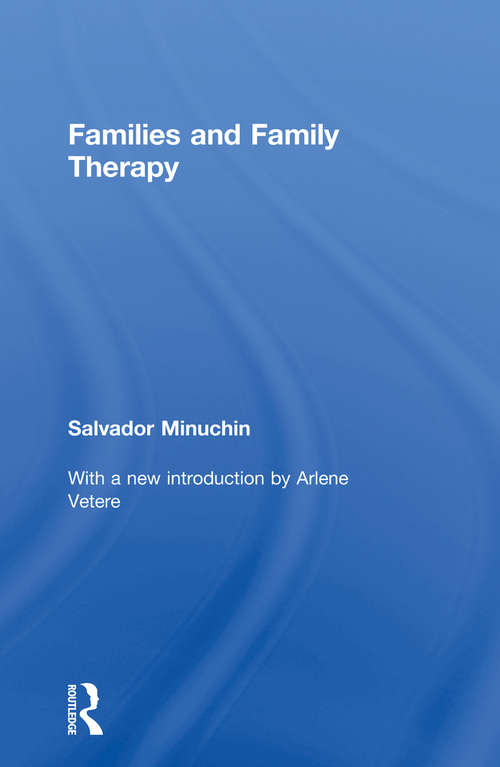 Book cover of Families and Family Therapy: Journeys Of Growth And Transformation (2) (Social Science Paperbacks Ser.)