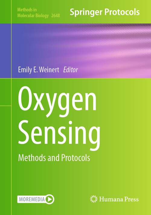 Book cover of Oxygen Sensing: Methods and Protocols (1st ed. 2023) (Methods in Molecular Biology #2648)