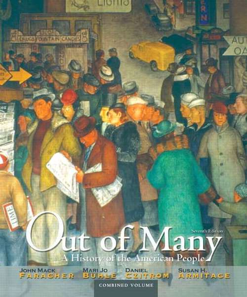 Book cover of Out of Many: A History of the American People, Combined Volume (7th edition)