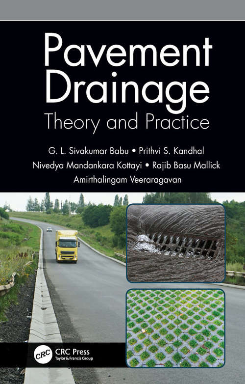 Book cover of Pavement Drainage: Theory and Practice