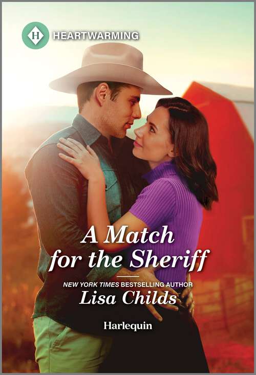 Book cover of A Match for the Sheriff: A Clean and Uplifting Romance (Original) (Bachelor Cowboys)