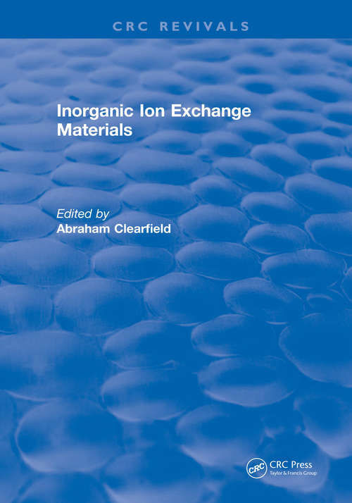 Book cover of Inorganic Ion Exchange Materials