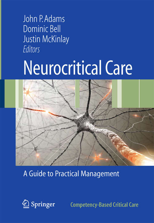 Book cover of Neurocritical Care