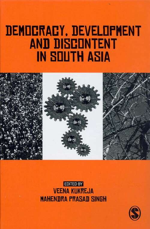 Book cover of Democracy, Development and Discontent in South Asia (First Edition)