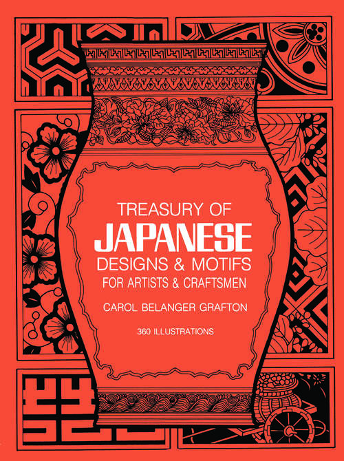 Book cover of Treasury of Japanese Designs and Motifs for Artists and Craftsmen (Dover Pictorial Archive)