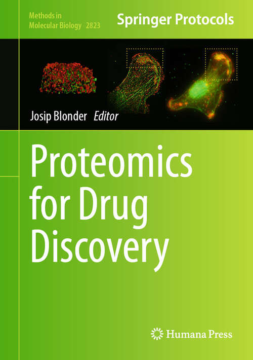 Book cover of Proteomics for Drug Discovery (2024) (Methods in Molecular Biology #2823)