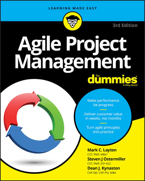 Book cover of Agile Project Management For Dummies (3)