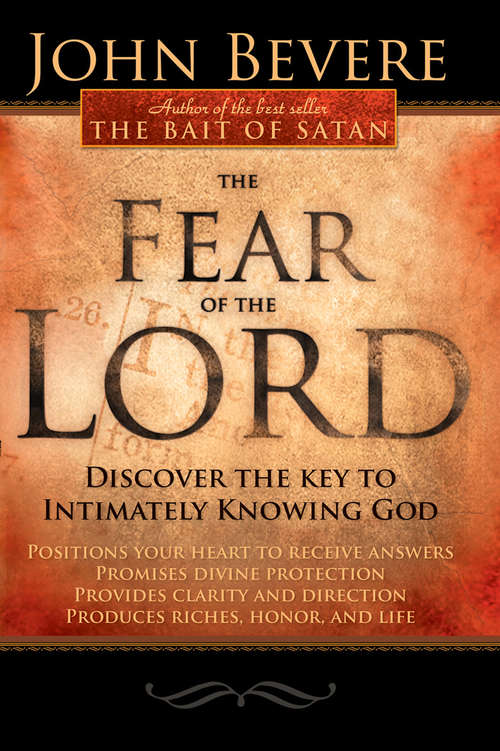 Book cover of The Fear Of The Lord: Discover the Key to Intimately Knowing God