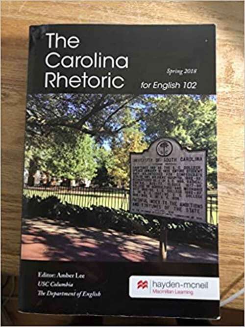 Book cover of The Carolina Rhetoric For English 102