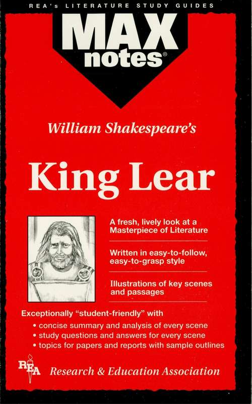 Book cover of King Lear (MAXNotes Literature Guides)