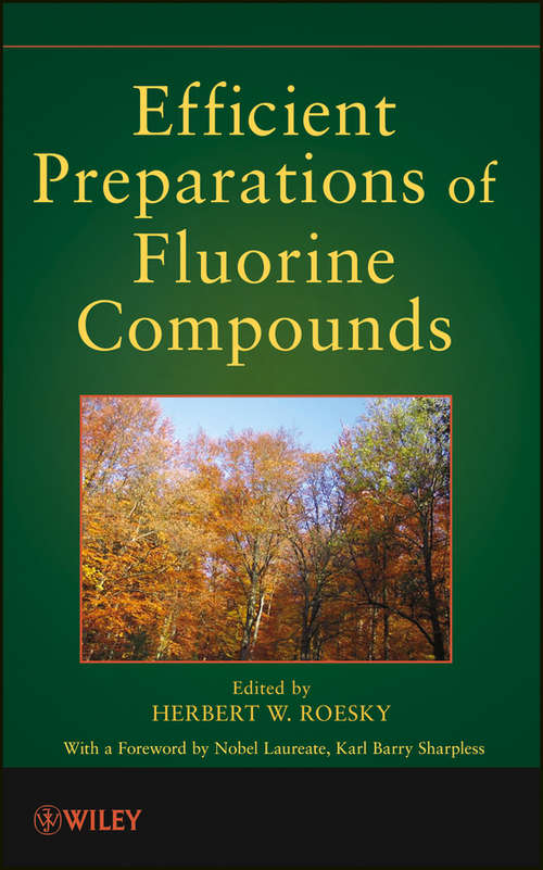 Book cover of Efficient Preparations of Fluorine Compounds