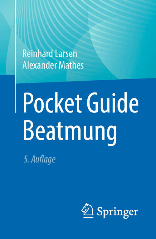 Book cover of Pocket Guide Beatmung (5. Auflage 2024)