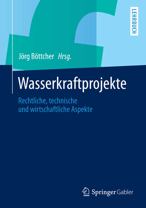 Book cover of Wasserkraftprojekte