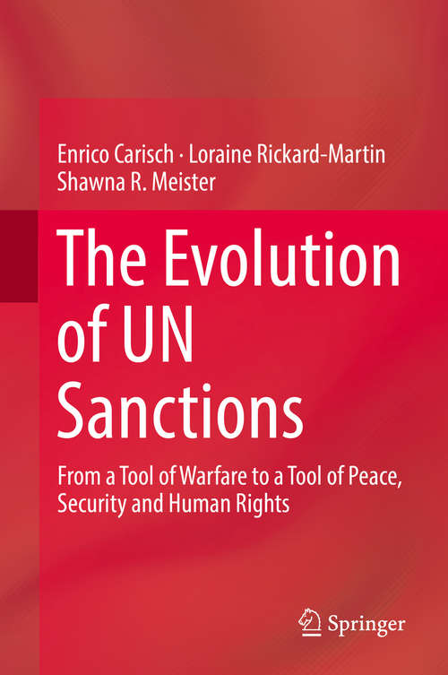 Book cover of The Evolution of UN Sanctions
