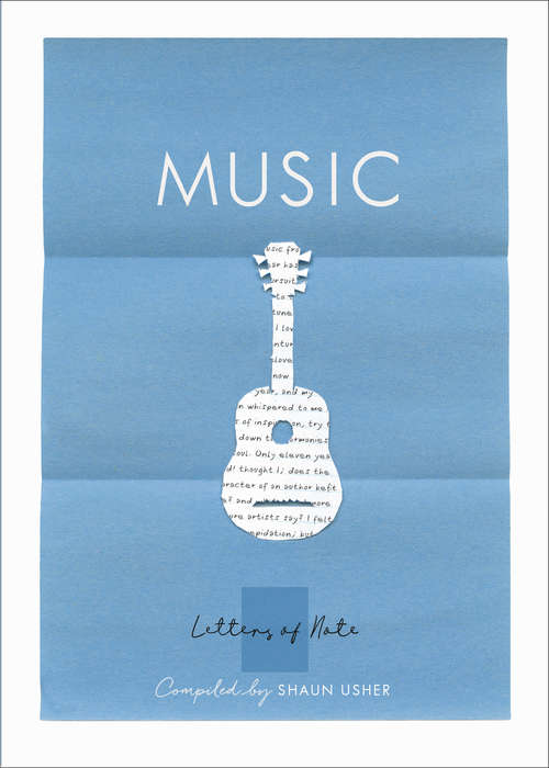 Book cover of Letters of Note: Music (Letters of Note)