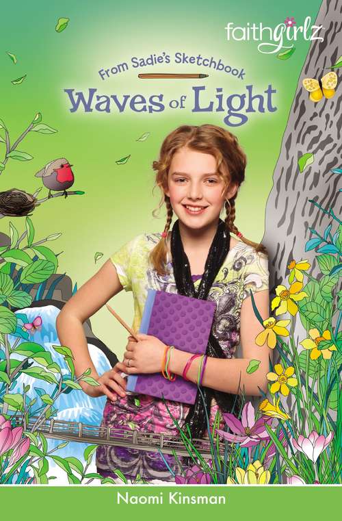 Book cover of Waves of Light (Faithgirlz / From Sadie's Sketchbook)