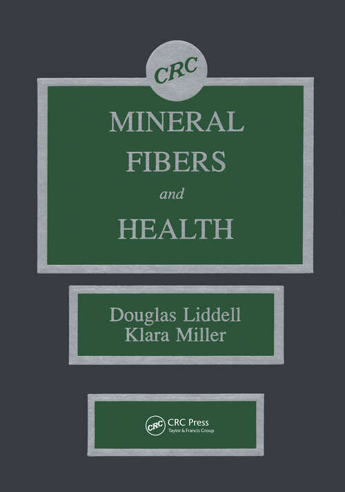 Book cover of Mineral Fibers and Health (1)