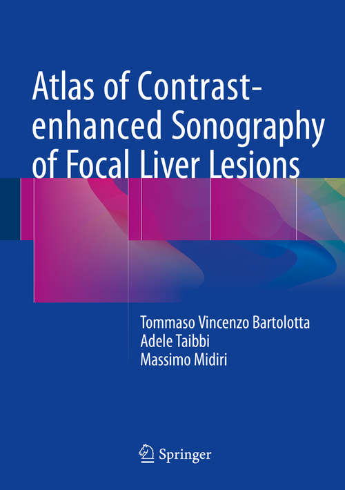 Book cover of Atlas of Contrast-enhanced Sonography of Focal Liver Lesions