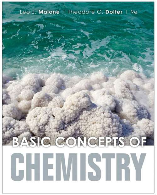 Book cover of Basic Concepts of Chemistry (Ninth Edition)