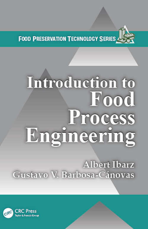 Book cover of Introduction to Food Process Engineering (1) (Food Preservation Technology)