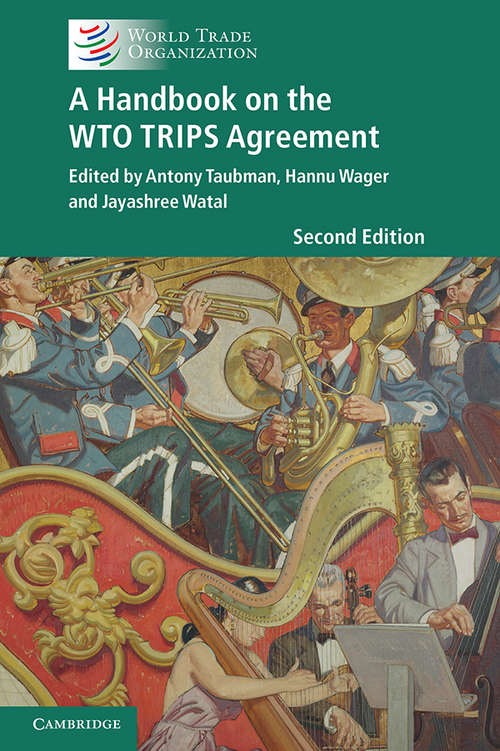 Book cover of A Handbook on the WTO TRIPS Agreement (2)