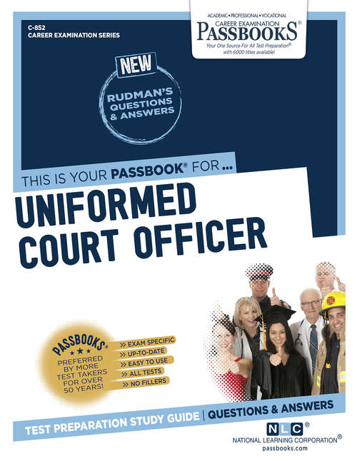 Book cover of Uniformed Court Officer: Passbooks Study Guide (Career Examination Series)