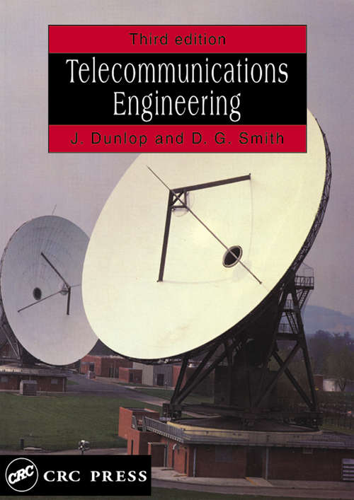 Book cover of Telecommunications Engineering (Third Edition) (3)