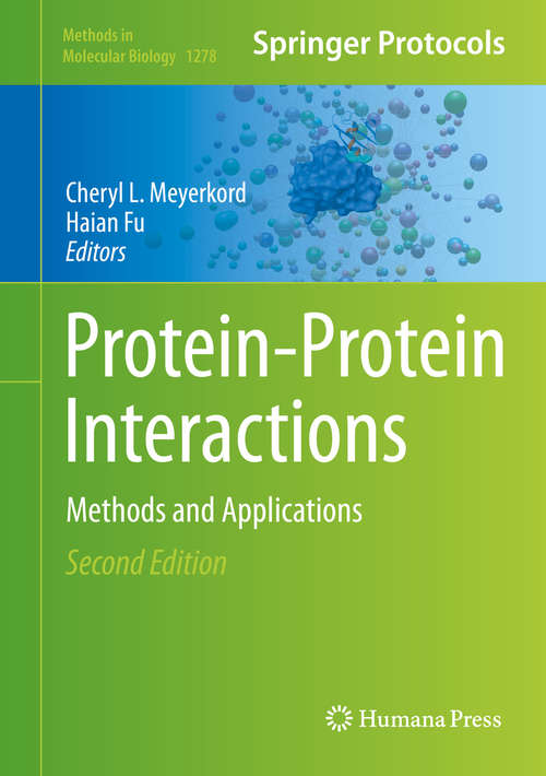 Book cover of Protein-Protein Interactions