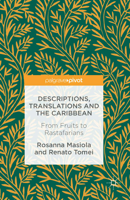 Book cover of Descriptions, Translations and the Caribbean