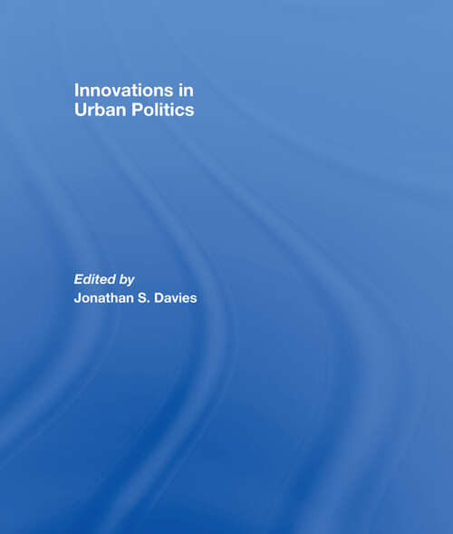 Book cover of Innovations in Urban Politics