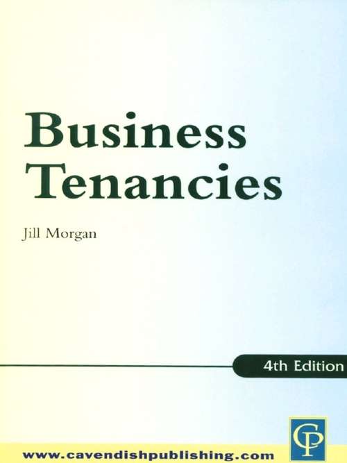 Book cover of Practice Notes on Business Tenancies