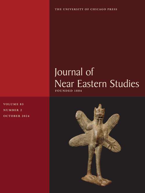 Book cover of Journal of Near Eastern Studies, volume 83 number 2 (October 2024)