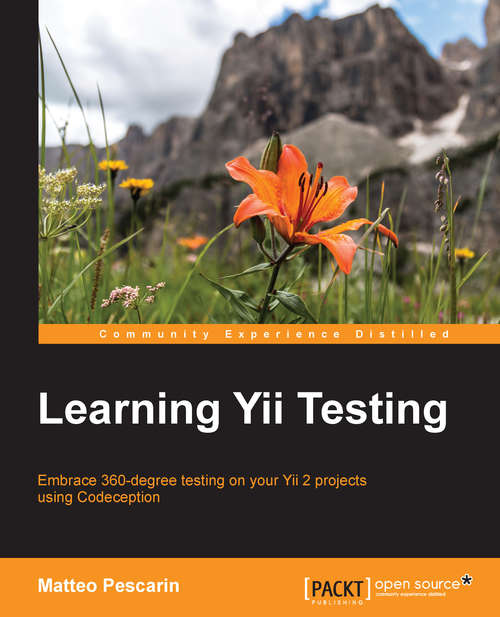 Book cover of Learning Yii Testing