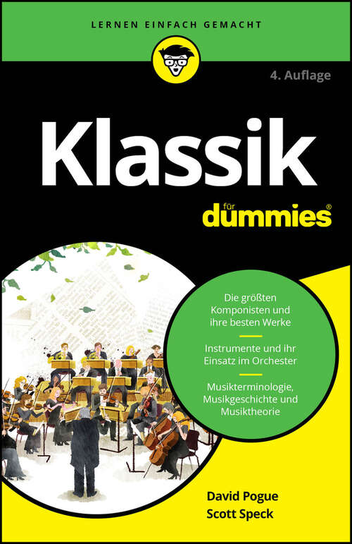 Book cover of Klassik für Dummies (4. Auflage) (Für Dummies)