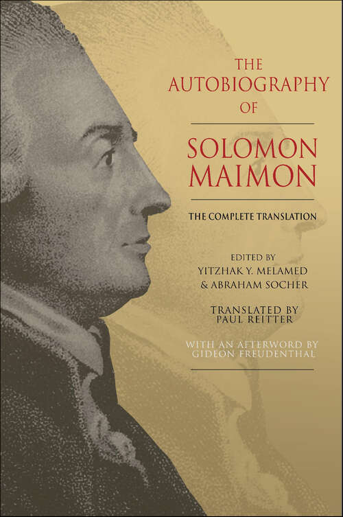 Book cover of The Autobiography of Solomon Maimon: The Complete Translation