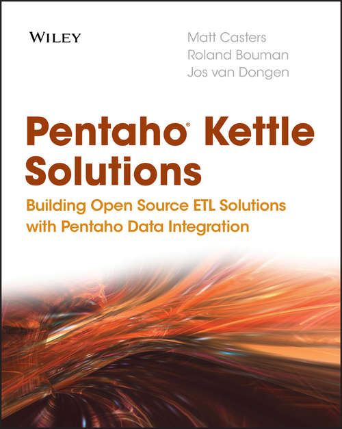 Book cover of Pentaho Kettle Solutions