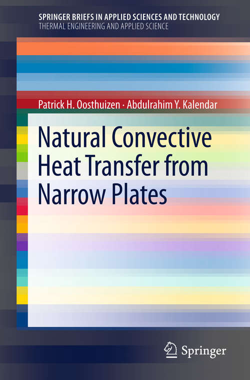 Book cover of Natural Convective Heat Transfer from Narrow Plates