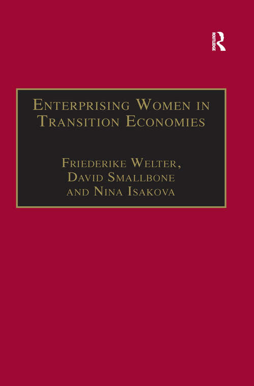 Book cover of Enterprising Women in Transition Economies