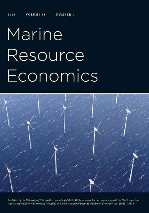 Book cover of Marine Resource Economics, volume 38 number 1 (January 2023)