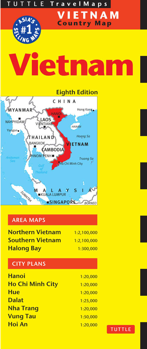 Book cover of Vietnam Travel Map