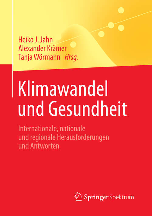 Book cover of Klimawandel und Gesundheit